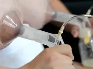 Hucow machine a traire