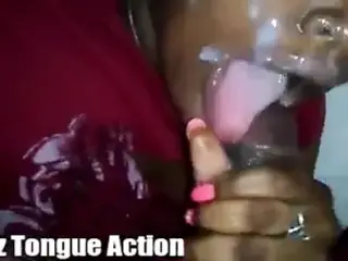 Mz. Tongue Action Deepthroat and Facial