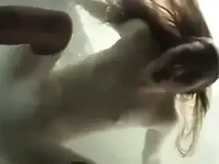 Cumming on the water jets
