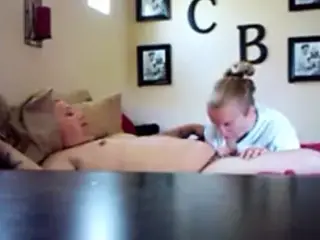 he unloads into my throat