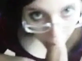 nerdy blowjob