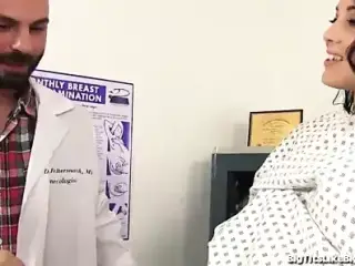 Breast Exam Gets Hardcore!