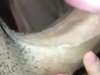 noisy blowjob by blond wife