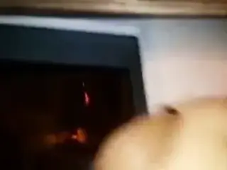 Horny brunette get hard fuck