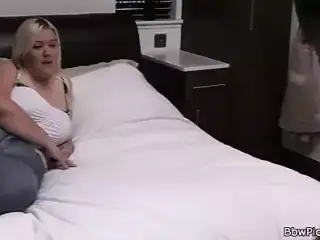 Fuck date with hot blonde bbw