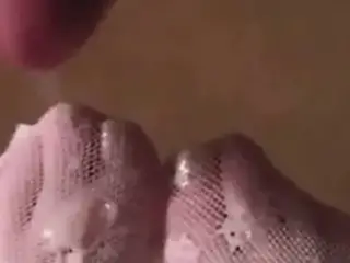 Wifes cummy feet