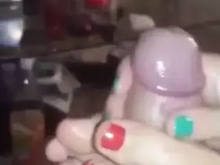 Handjob footjob cum