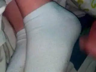 cum on girlfriends socks