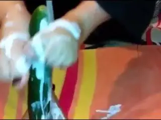 Tina's and Antonia's creamy footjob