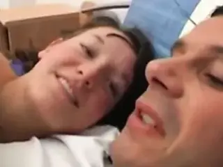 Stefanie waked him up for fucking