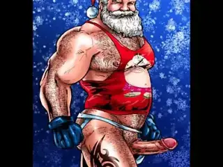 Cum faced white Christmas grannies by satyriasiss