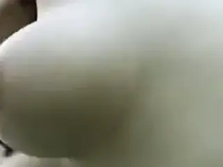 Busty redhead rammed in park and creampie on tongue