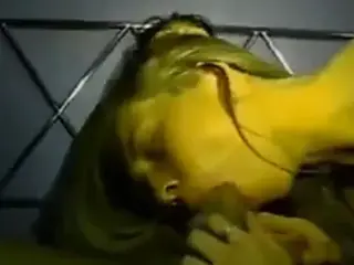 Two blonde sluts share a cock