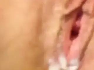 Dripping wet cum