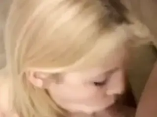 Girl with braces deep throat ball lick