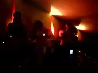 Lesbian dancers public kissing #2