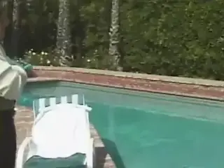Ashley fucked hard by the pool