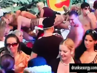 Bisexual pornstars fucking hard in a club