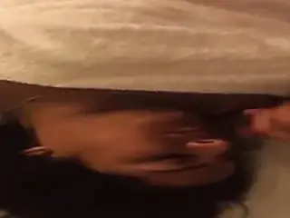 friend cum in my face