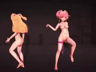 MMD Two Sexy Cuties Sex Toy Fingering Squirting GV00109