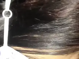 girlfriend gives blowjob with blindfold and swallows cum