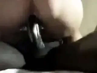 Nice hairy pussy creaming her BBC