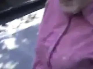 Skank girl gets a facial