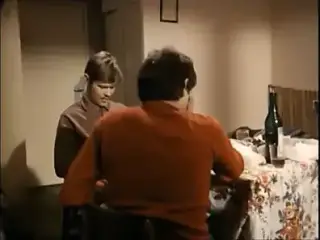 Village girl Bronka is wearing slip all time