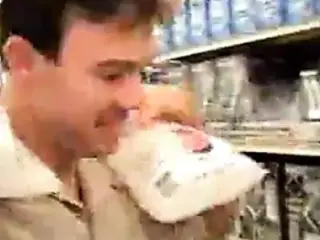 Big tits short hair MILF for two cocks