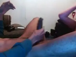 Cock and balls licking