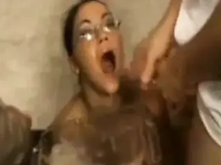 Bailey Brooks Extreme Bukkake Swallow