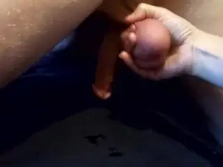 Prostate milked from wife