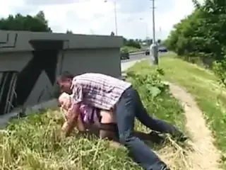Beautiful German Girl Fucked On The Road