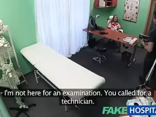 FakeHospital Technician paid with blowjob