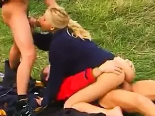 Outdoor MMF Sex