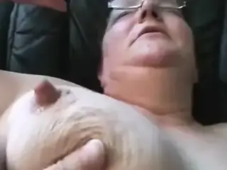 Cum on granny homemade