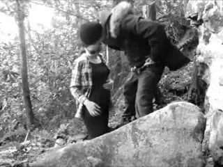 Blowjob in the woods