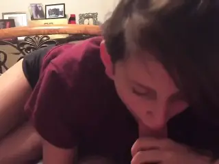 Hot Blowjob from Cute Girlfriend