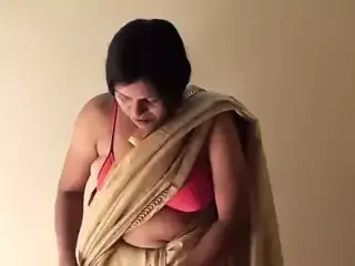 Desi Aunty Strip tease in Shower