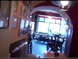 Quickie fuck with blond small tits