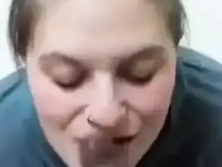 Laundry Room Blowjob