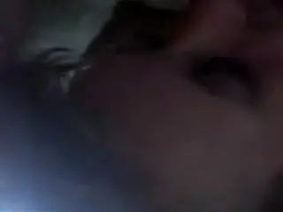 Dude gets dick sucked by chick with sores
