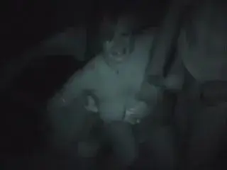 busty wife blowjob in adult cinema
