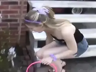 Dont peek at my panties while I play with my dolls