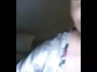 He wants to leave the sucking dildo