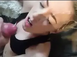 Good Controlled Cumshots On Girlfriends Face