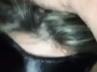 Kelly clamped cuffed and worships my dick