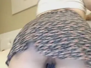 Pretty and Busty Babe with Vibrating Toy