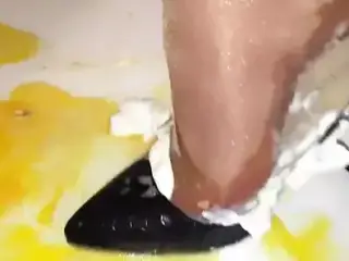 her party heels VS whipped cream