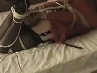 Chrissy in hogtied